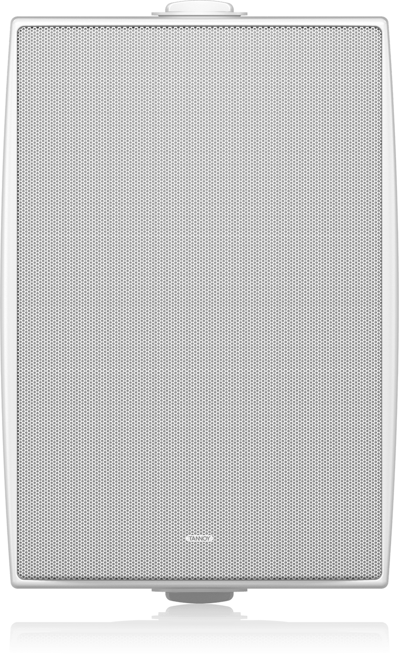 Tannoy DVS 8T Coaxial Surface-Mount Loudspeaker with Transformer for Installation Applications (Pair, White) - 8"