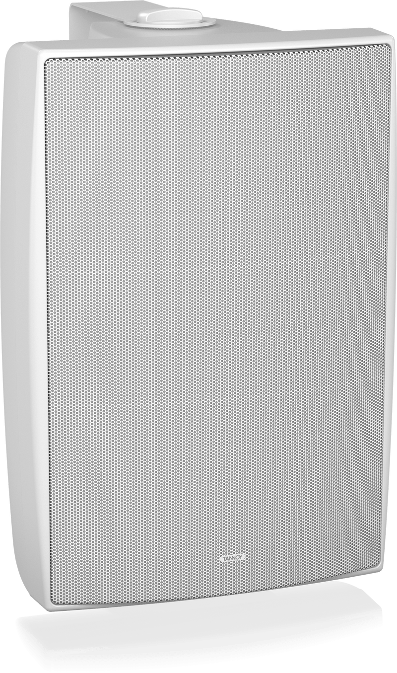 Tannoy DVS 8T Coaxial Surface-Mount Loudspeaker with Transformer for Installation Applications (Pair, White) - 8"