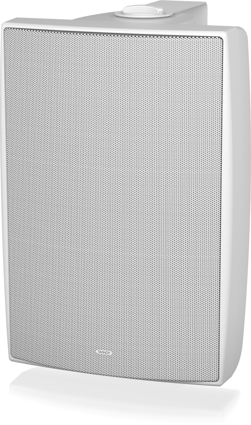Tannoy DVS 8T Coaxial Surface-Mount Loudspeaker with Transformer for Installation Applications (Pair, White) - 8"