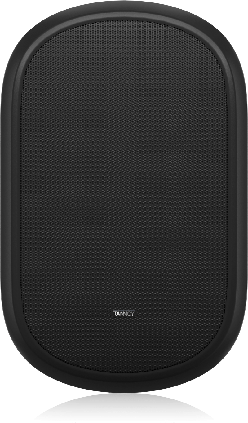 Tannoy DVS 401 Coaxial Surface-Mount Loudspeaker With Transformer For Installation Applications (Pair, Black) - 4"