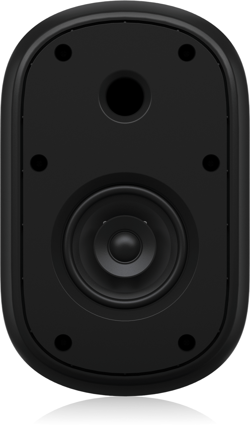 Tannoy DVS 401 Coaxial Surface-Mount Loudspeaker With Transformer For Installation Applications (Pair, Black) - 4"