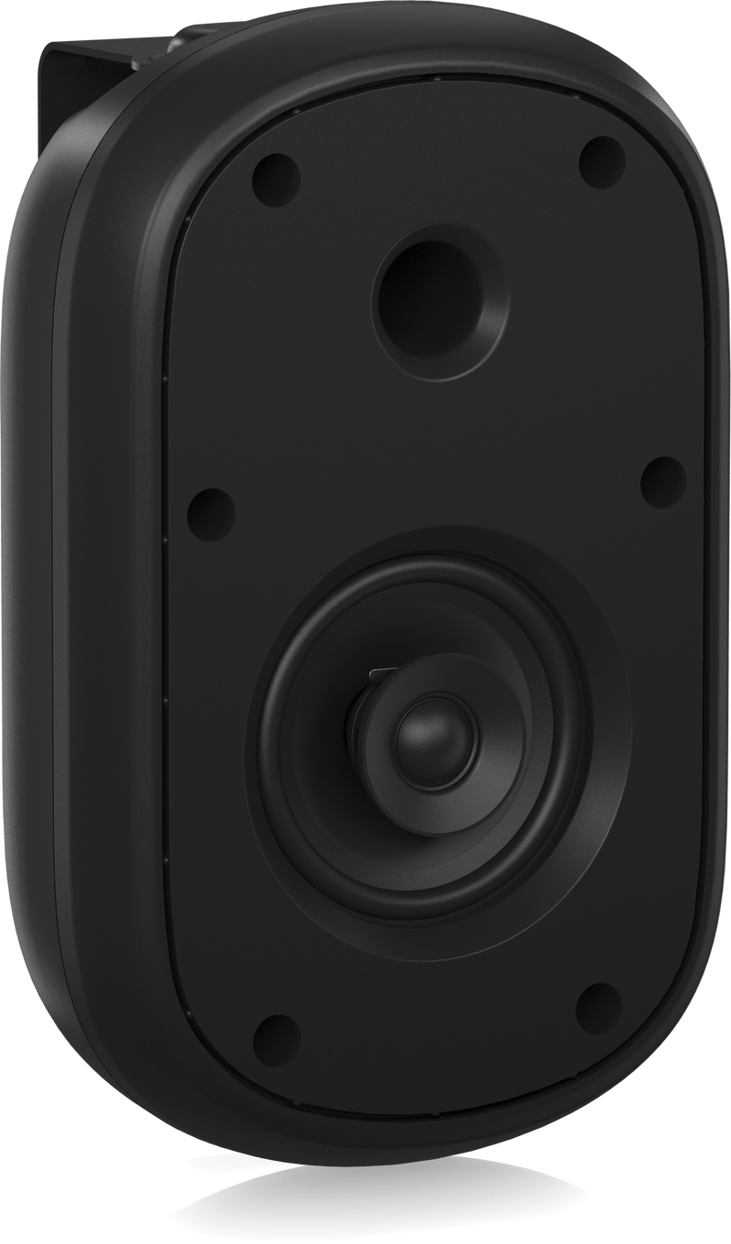Tannoy DVS 401 Coaxial Surface-Mount Loudspeaker With Transformer For Installation Applications (Pair, Black) - 4"