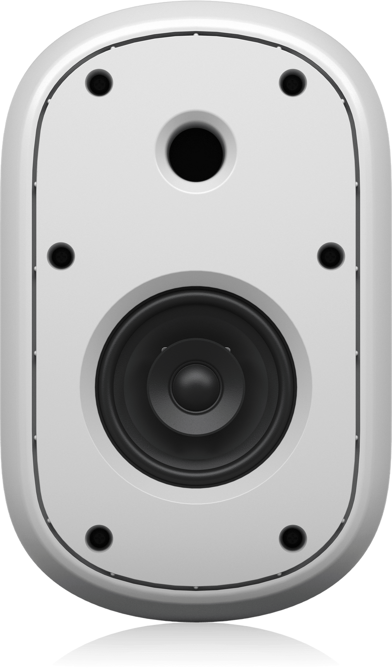Tannoy DVS 401 Coaxial Surface-Mount Loudspeaker with Transformer for Installation Applications (Pair, White) - 4"