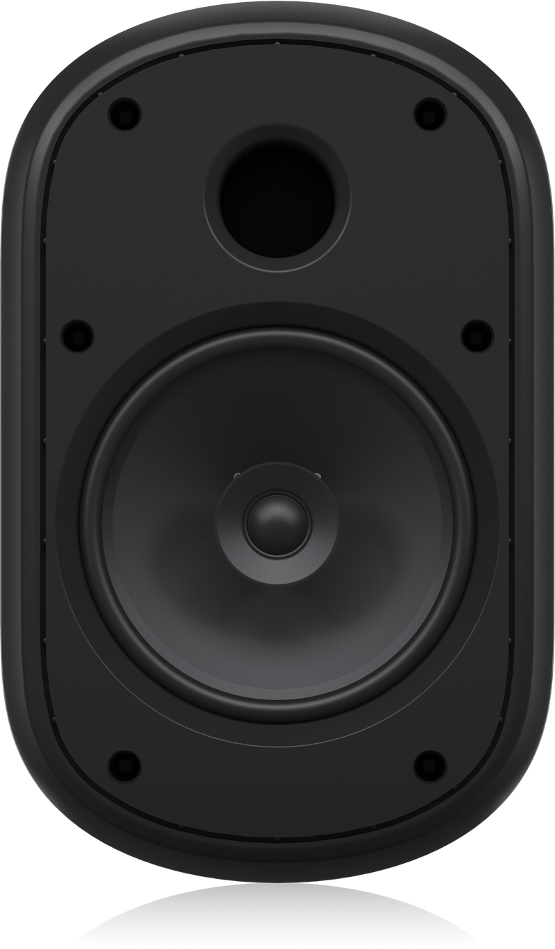 Tannoy DVS 601 Coaxial Surface-Mount Loudspeaker with Transformer for Installation Applications (Pair, Black) - 6.5"