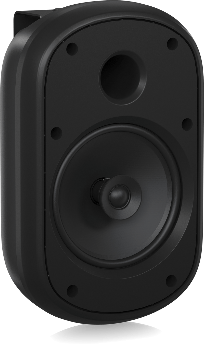 Tannoy DVS 601 Coaxial Surface-Mount Loudspeaker with Transformer for Installation Applications (Pair, Black) - 6.5"