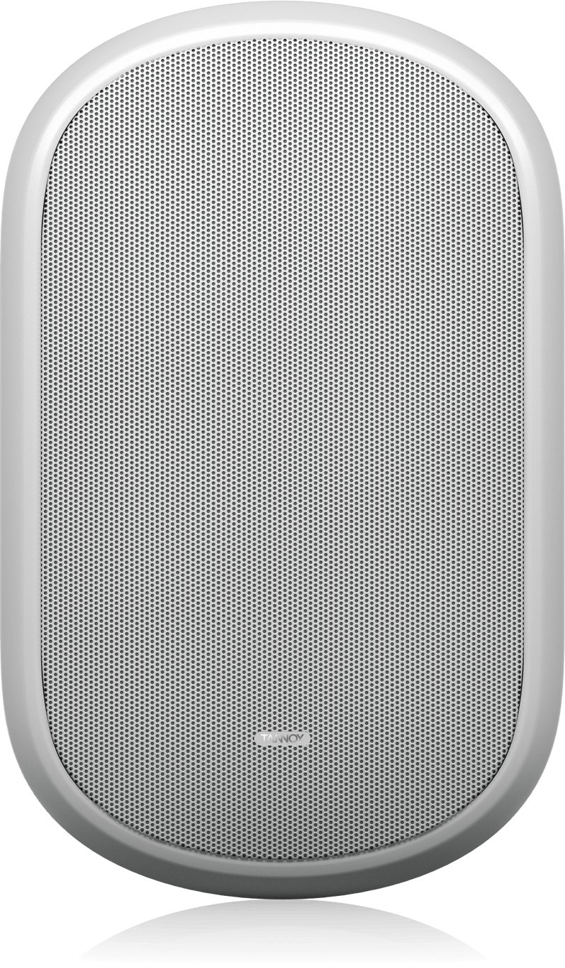 Tannoy DVS 601 Coaxial Surface-Mount Loudspeaker with Transformer for Installation Applications (Pair, White) - 6.5"