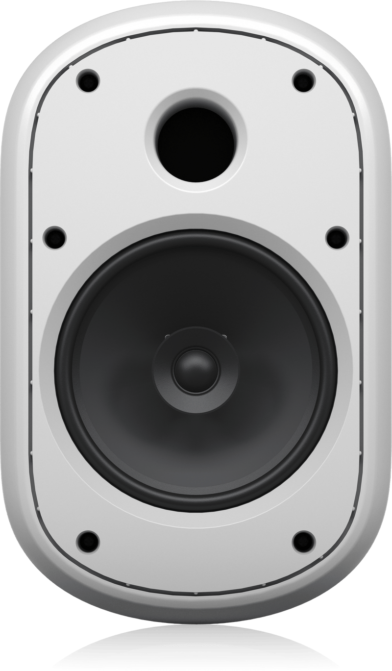 Tannoy DVS 601 Coaxial Surface-Mount Loudspeaker with Transformer for Installation Applications (Pair, White) - 6.5"
