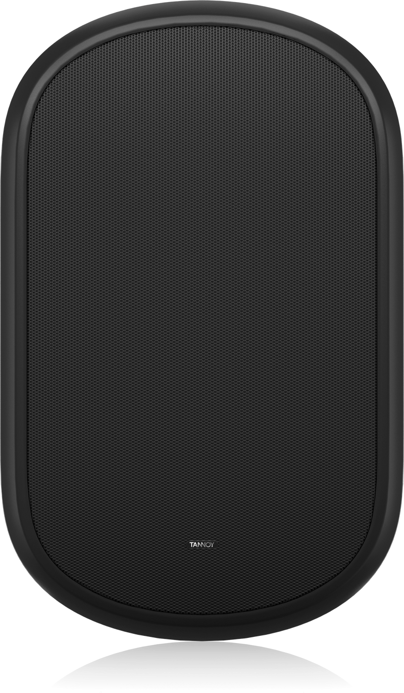 Tannoy DVS 801 Coaxial Surface-Mount Loudspeaker with Transformer for Installation Applications (Pair, Black) - 8"