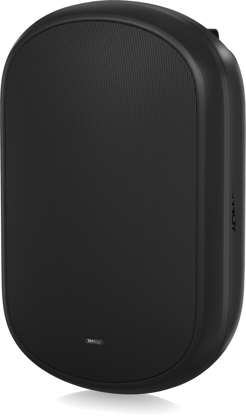 Tannoy DVS 801 Coaxial Surface-Mount Loudspeaker with Transformer for Installation Applications (Pair, Black) - 8"