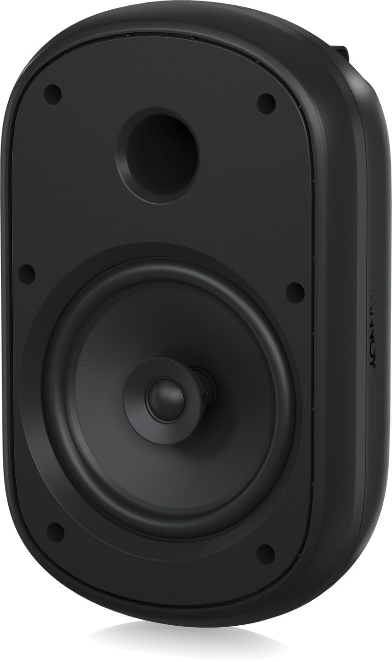 Tannoy DVS 801 Coaxial Surface-Mount Loudspeaker with Transformer for Installation Applications (Pair, Black) - 8"