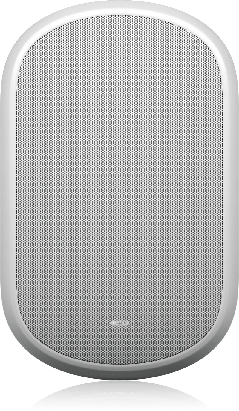 Tannoy DVS 801 Coaxial Surface-Mount Loudspeaker with Transformer for Installation Applications (Pair, White) - 8"