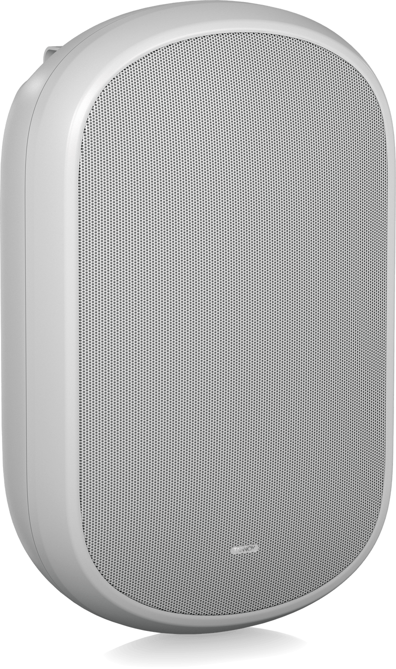 Tannoy DVS 801 Coaxial Surface-Mount Loudspeaker with Transformer for Installation Applications (Pair, White) - 8"