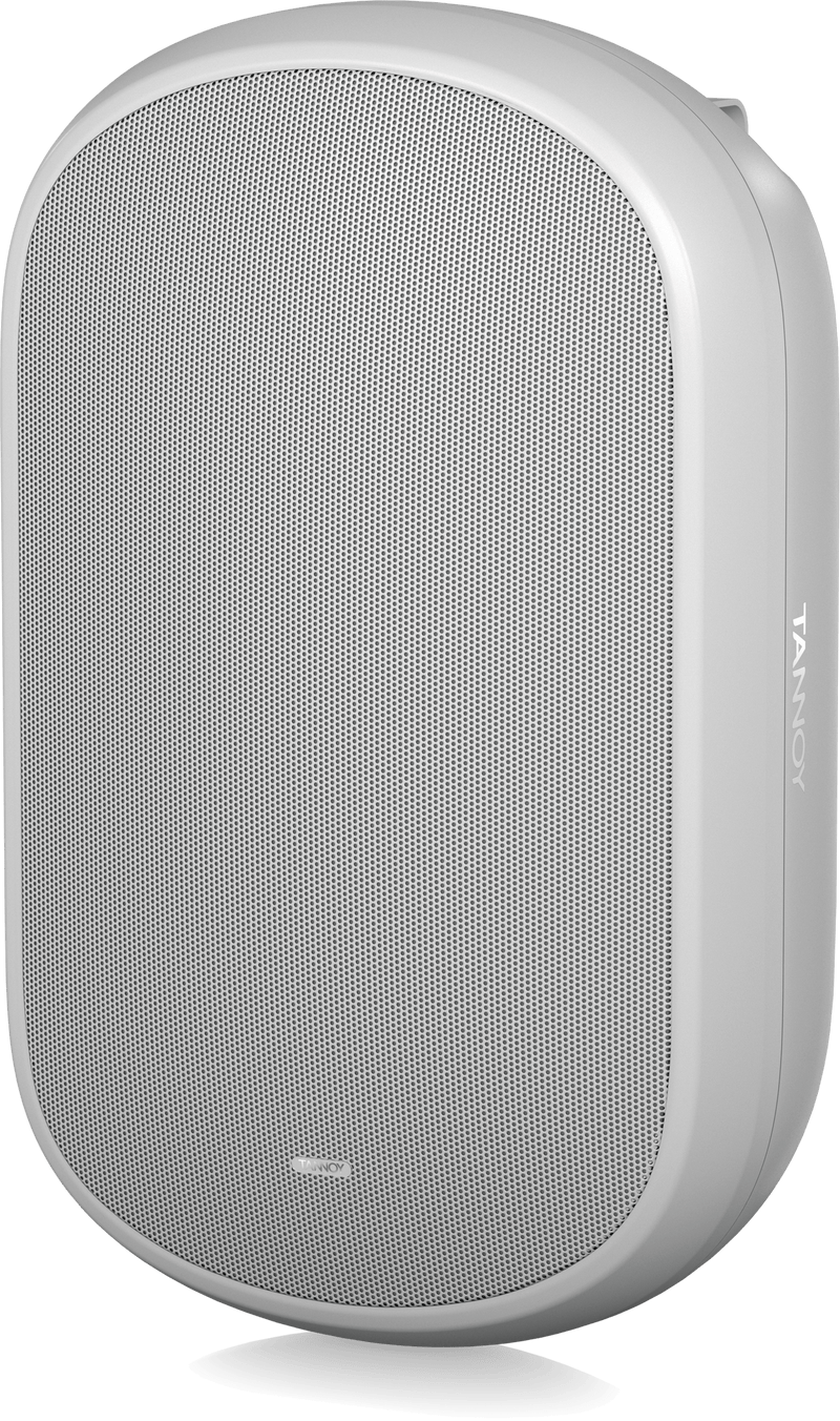 Tannoy DVS 801 Coaxial Surface-Mount Loudspeaker with Transformer for Installation Applications (Pair, White) - 8"