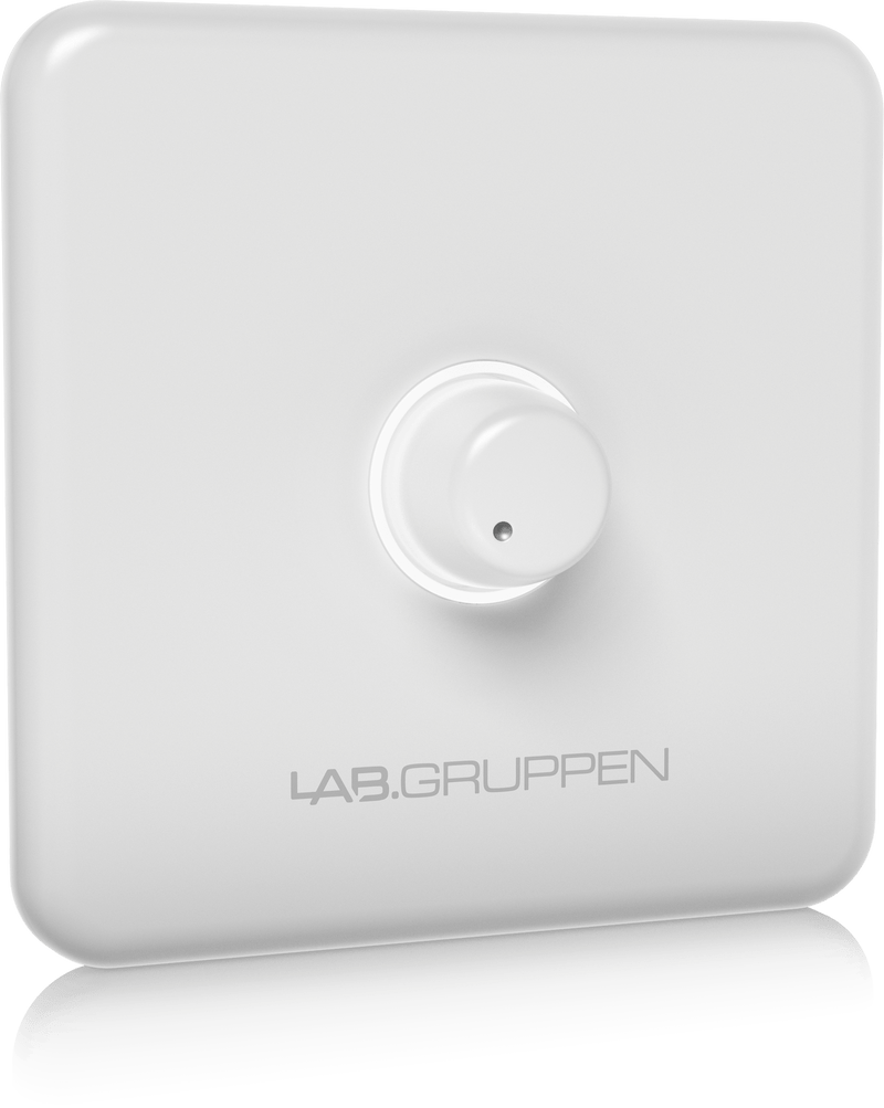 Lab Gruppen CRC-VEU-WH Volume Remote Control Wall Plate in EU Enclosure Format (White) (DEMO)