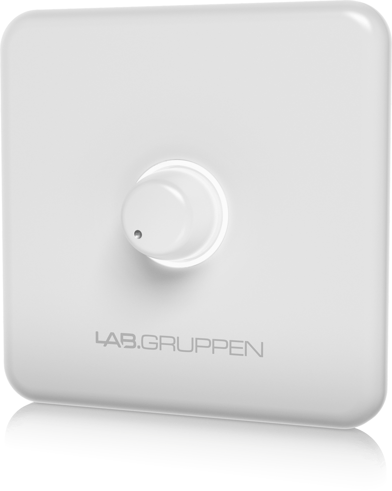Lab Gruppen CRC-VEU-WH Volume Remote Control Wall Plate in EU Enclosure Format (White) (DEMO)
