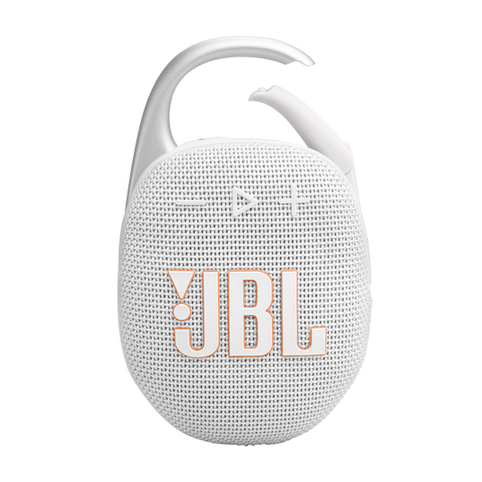 JBL CLIP 5 Ultra-Portable Bluetooth Speaker (White)