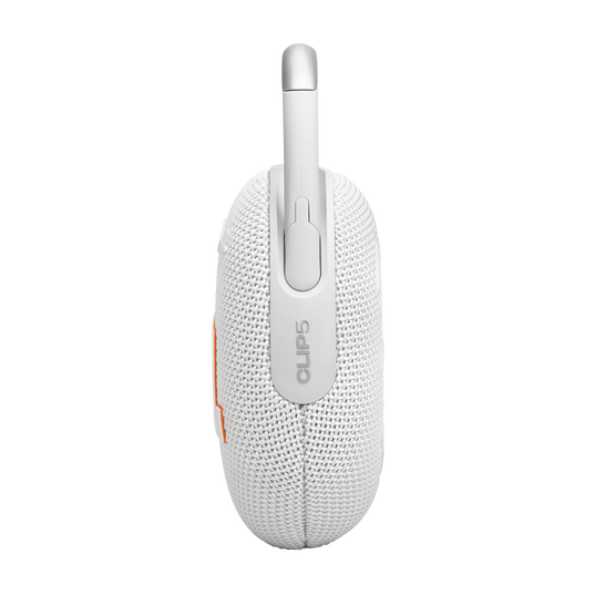 JBL CLIP 5 Ultra-Portable Bluetooth Speaker (White)