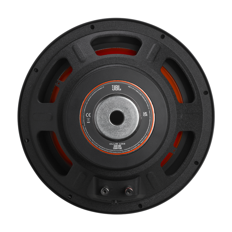 JBL CLUB 122 Component Subwoofer With Switchable 2- Or 4-Ohm Impedance - 12"