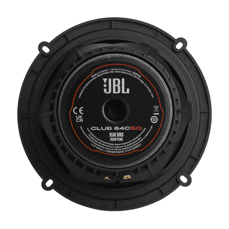 JBL CLUB 64CSQ Component Premium Speakers (Pair) - 6 1/2"