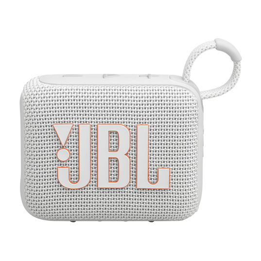 JBL GO 4 Ultra-Portable Bluetooth Speaker (White)