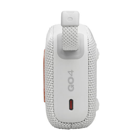JBL GO 4 Ultra-Portable Bluetooth Speaker (White)