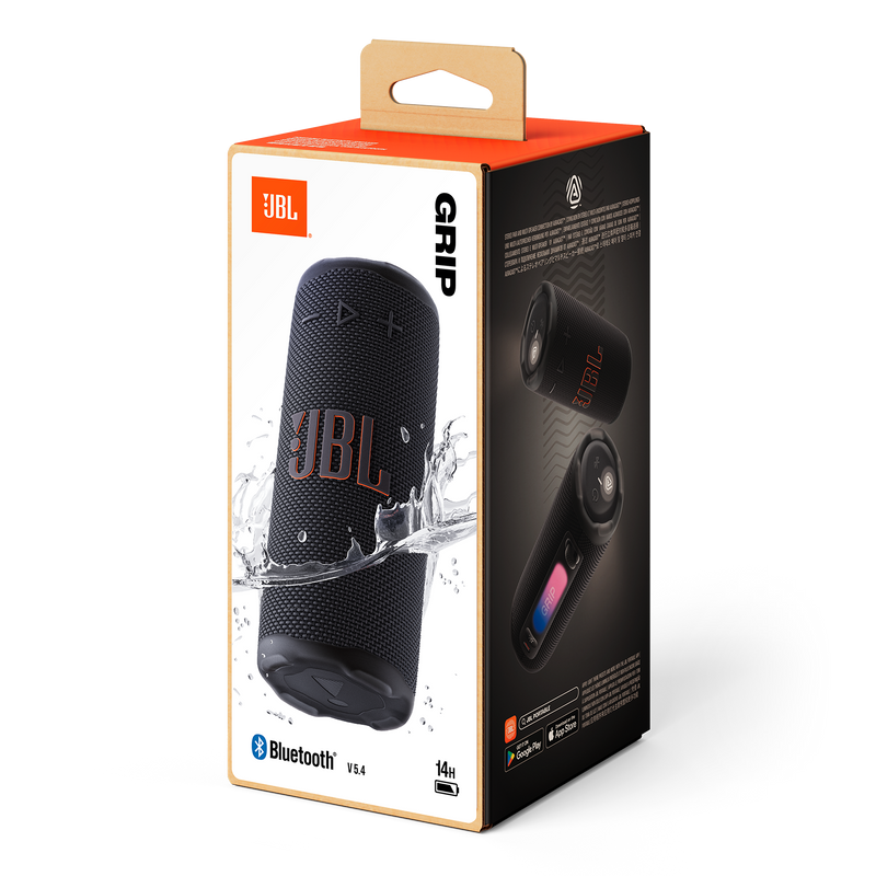 JBL GRIP Compact Portable Bluetooth Speaker (Black)