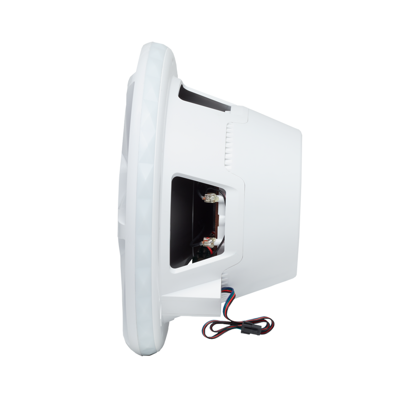 JBL STADIUM MARINE M1000 Premium Free Air Subwoofer With SSI RGB Lighting (White) - 10"