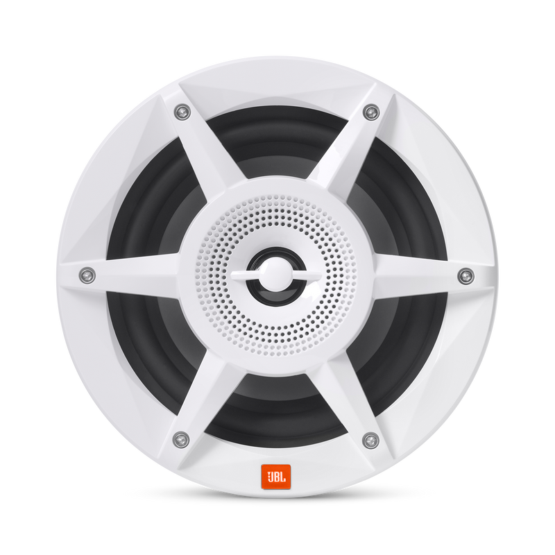 JBL STADIUM MARINE M6520 Premium 2-Way Marine Speaker With RGB Lighting (White) - 6.5"