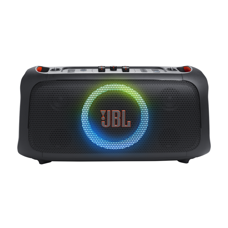 JBL PARTYBOX ON-THE-GO ESSENTIAL Portable Party Speaker With Built-In Lights & Wireless Mic