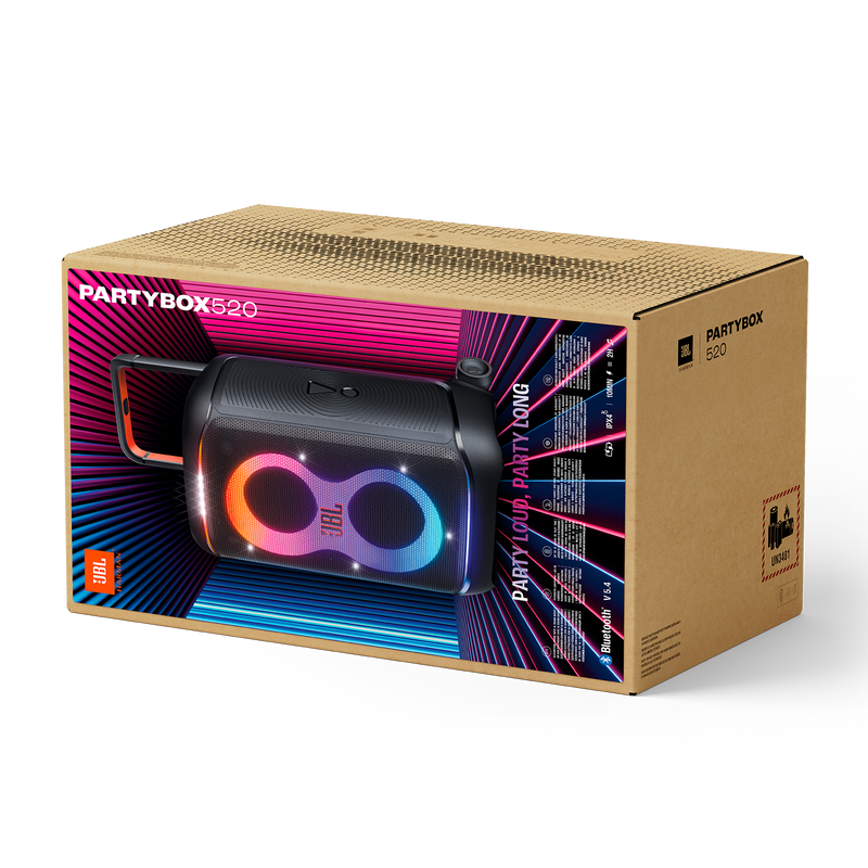 JBL PARTYBOX 520 400-Watt Party Speaker With Bluetooth (Black)
