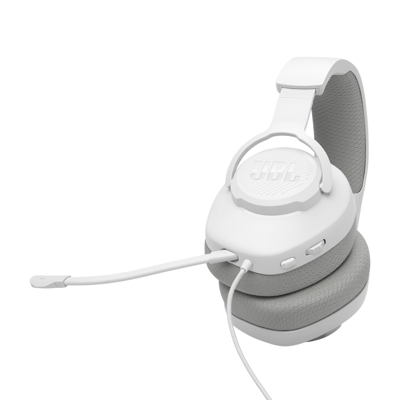 JBL QUANTUM 100M2 Wired Over-Ear Gaming Headset With Mic (White)