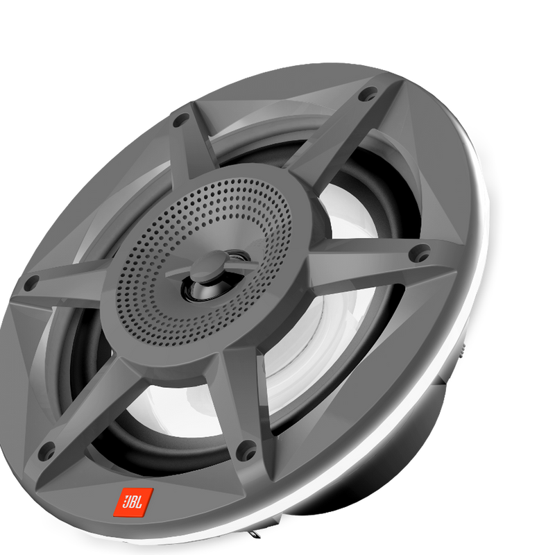 JBL STADIUM MARINE 62 Premium 2-Way Marine Speaker With RGB Lighting (Gray) - 6.5"