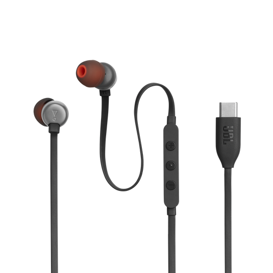 JBL TUNE 310C Wired In-Ear USB-C Headphones (Black)