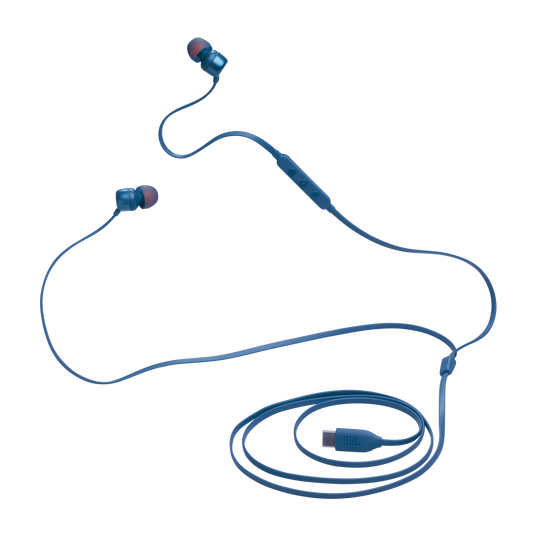 JBL TUNE 310C Wired USB-C Earbuds (Blue)