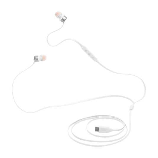 JBL TUNE 310C Wired In-Ear USB-C Headphones (White)