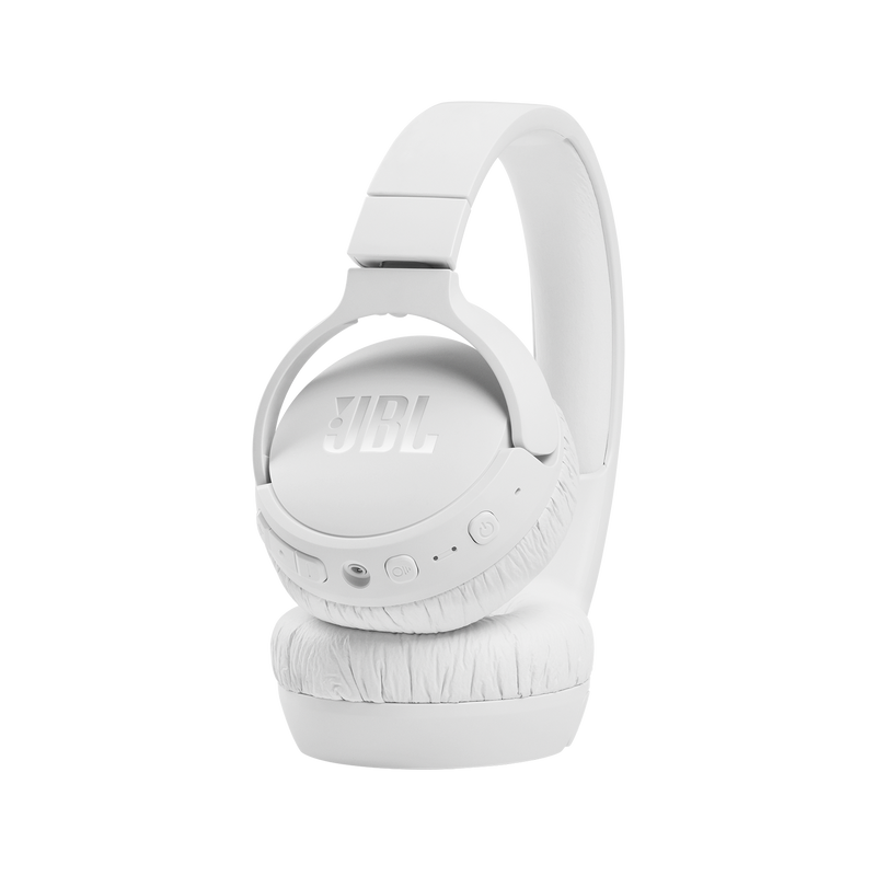 JBL TUNE 660NC Noise-Canceling Wireless On-Ear Headphones (White)