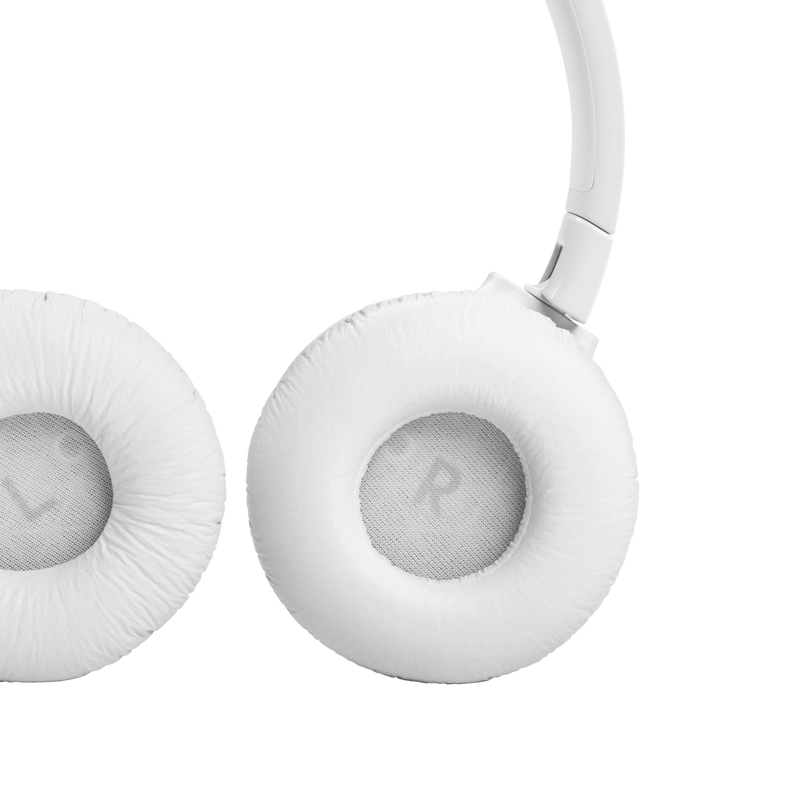 JBL TUNE 660NC Noise-Canceling Wireless On-Ear Headphones (White)