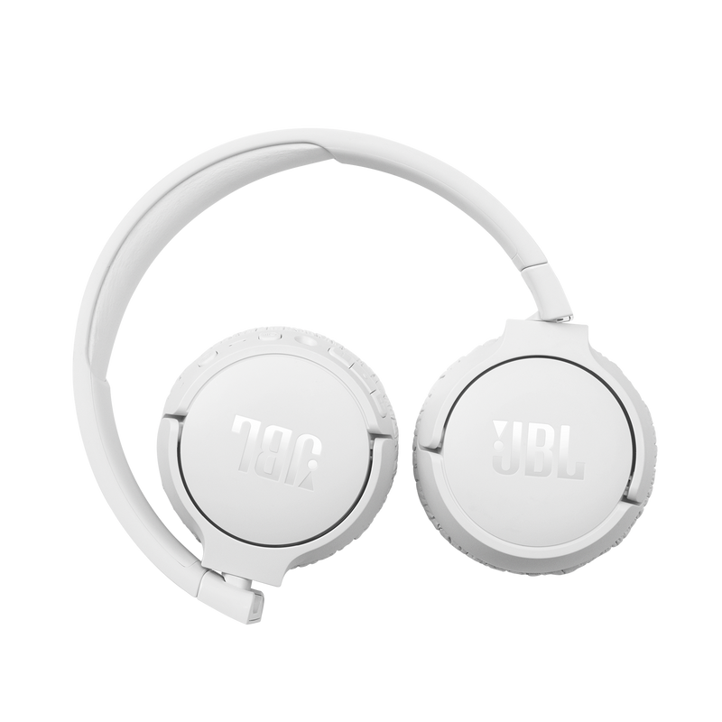 JBL TUNE 660NC Noise-Canceling Wireless On-Ear Headphones (White)
