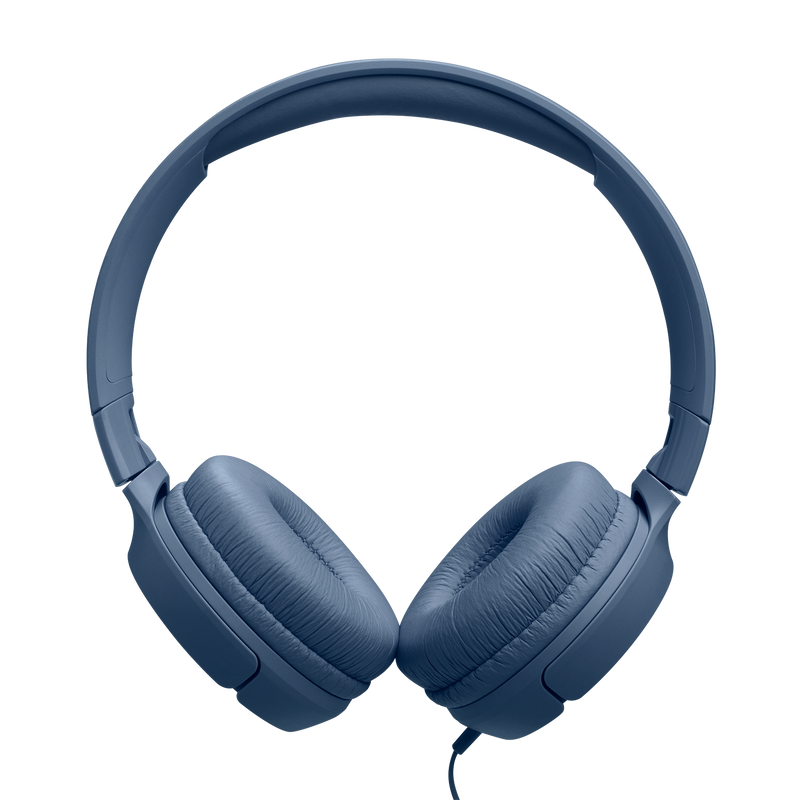 JBL TUNE 520C USB-C Wired On-Ear Headphones (Blue)