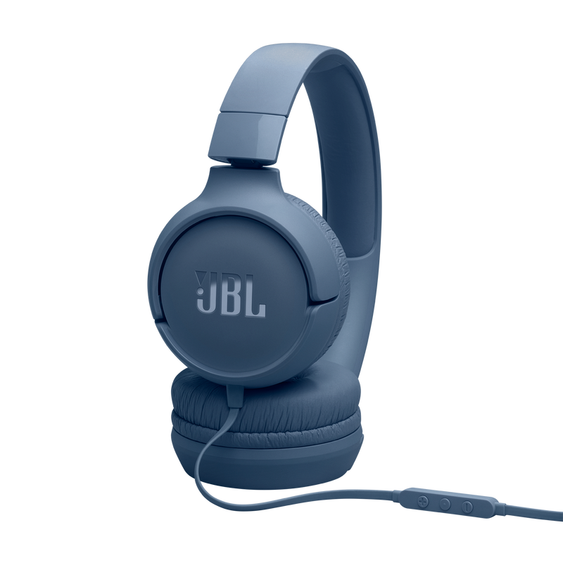 JBL TUNE 520C USB-C Wired On-Ear Headphones (Blue)
