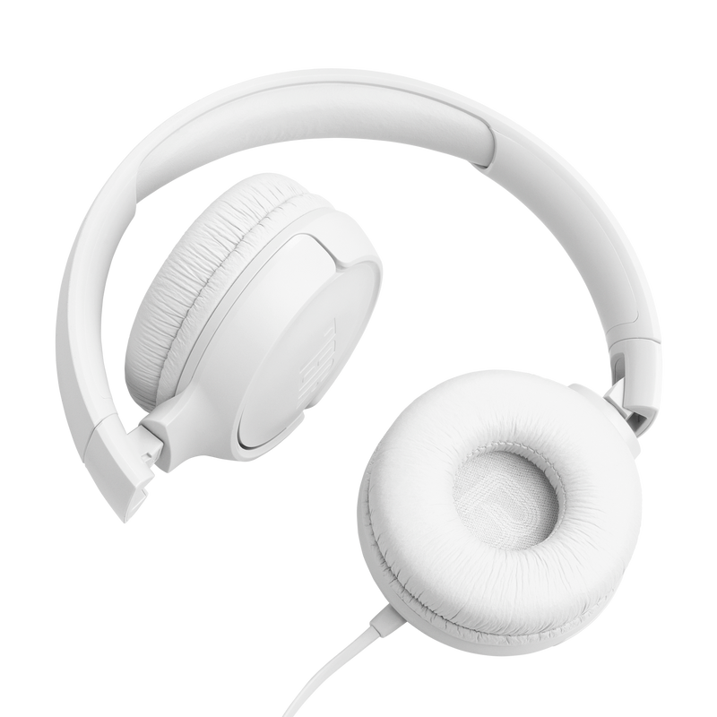 JBL TUNE 520C USB-C Wired On-Ear Headphones (White)
