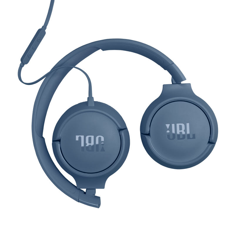 JBL TUNE 520C USB-C Wired On-Ear Headphones (Blue)