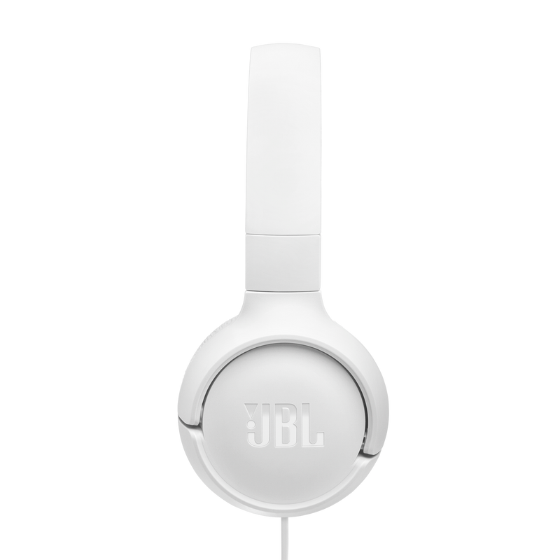 JBL TUNE 520C USB-C Wired On-Ear Headphones (White)