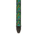 Dunlop JH27 Jimi Hendrix Guitar Strap (Blacklight Love Drops Blue Strap)