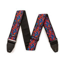 Dunlop JH28 Jimi Hendrix Guitar Strap (Blacklight Love Drops Pink Strap)