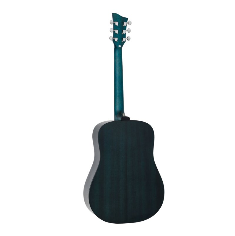 Jay Turser JTA524D-BLSBQ Guitare acoustique Dreadnought (Blue Burst Quilt)