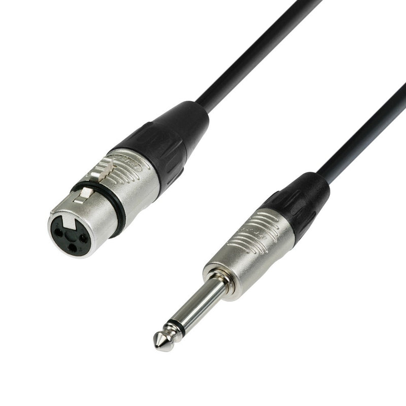 Câble microphone Adam Hall 4 STAR MFP 0150 Rean® XLR femelle vers jack TS - 1,5 m
