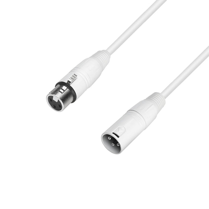 Adam Hall 4 STAR MMF 1500 SNOW XLR Female to XLR Male Microphone Cable - 15m (Snow White)