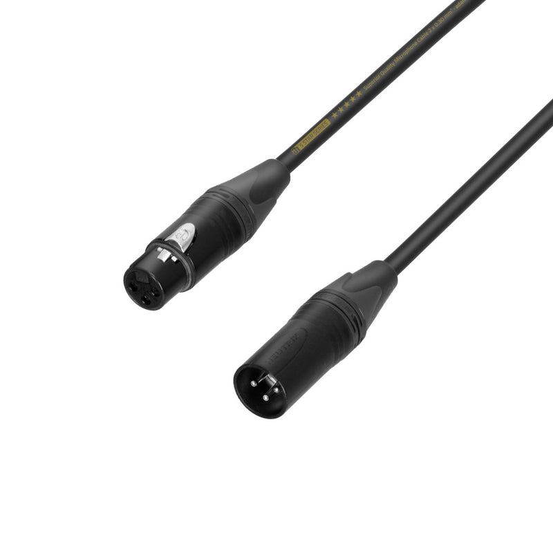 Câble microphone Adam Hall 5 STAR MMF 0500 Neutrik XLR femelle vers XLR mâle - 5 m
