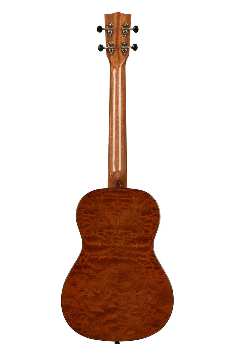 Kala KA-20TH-SQS-B 20th Anniversary Solid Spruce Top Quilted Sapele Baritone Ukulele